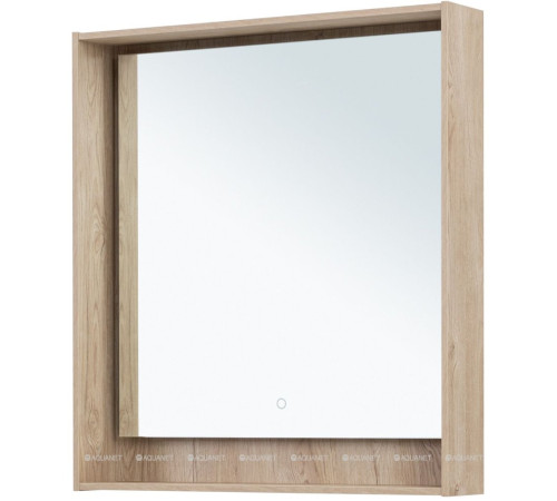 Зеркало Aquanet Милан 80 LED дуб светлый 00336405