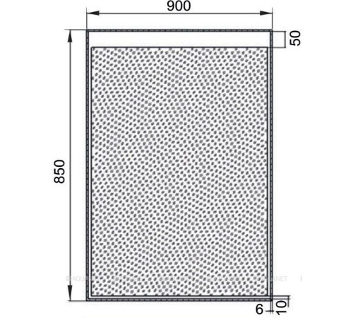 Зеркало Aquanet Палермо 9085 с LED подсветкой и ИК-выключателем 900х850 мм 00196644