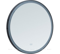 Зеркало Aquanet Тренд D 600 с LED подсветкой черный 00316704