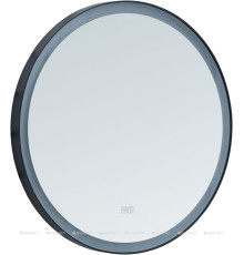 Зеркало Aquanet Тренд D 600 с LED подсветкой черный 00316704