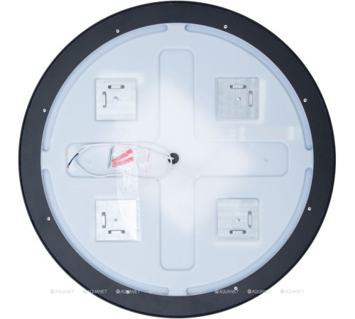Зеркало Aquanet Тренд D 700 с LED подсветкой черный 00316694