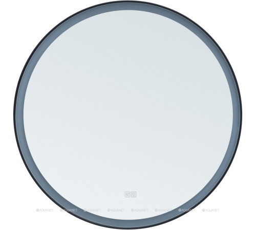 Зеркало Aquanet Тренд D 700 с LED подсветкой черный 00316694