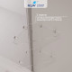 Шторка на ванну с полкой RGW SC-53 03115308-11