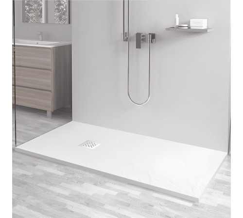 Душевой поддон прямоугольный RGW Stone Tray-W белый 900x1000 мм 14152910-01-11