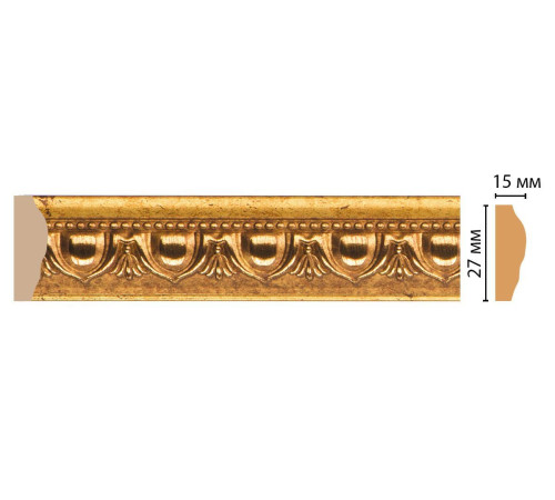 Молдинг DECOMASTER 128D-58 27х15х2400 мм 128D-58