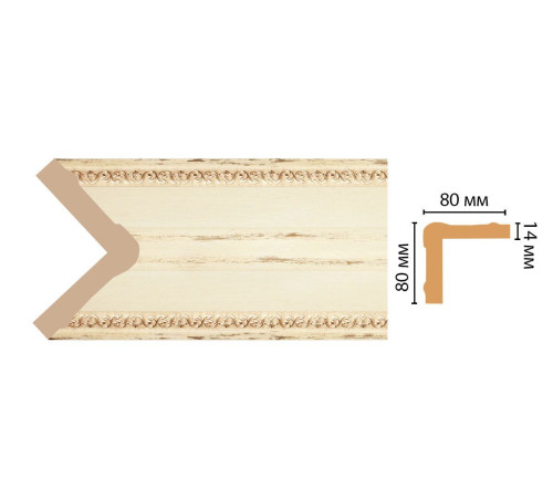 Угол декоративный DECOMASTER 140-1028 80x80x2400 мм 140-1028