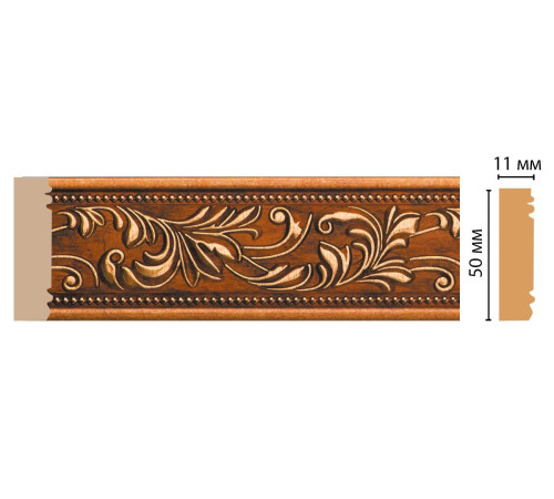 Молдинг DECOMASTER 156 51х11х2400 мм 156-1223 ДМ