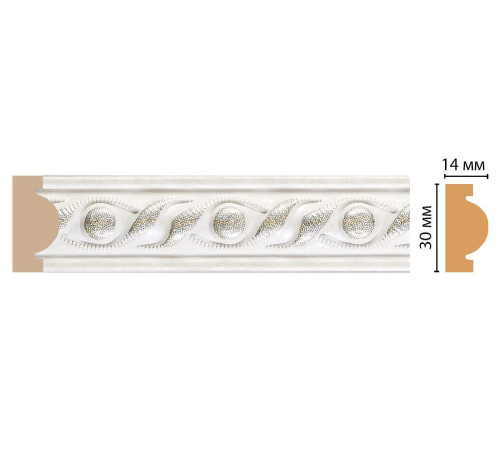 Молдинг DECOMASTER 157-42 ДМ 30х13х2400 мм 157-42 ДМ