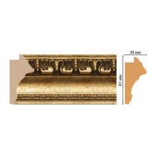 Багет из полистирола Decomaster 81х38х2900 мм 228-566