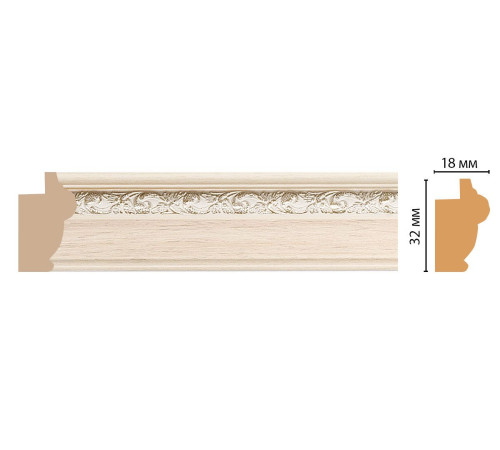 Багет Decomaster 534-13 32х18х2900 мм 534-13