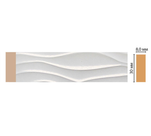 Молдинг DECOMASTER D044-114 30х8х2400 мм D044-114