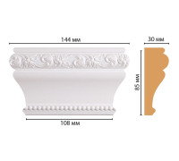 Капитель декоративная Decomaster D202-115 144х85х30 мм D202-115