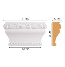 Капитель декоративная Decomaster D202-115 144х85х30 мм D202-115