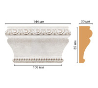 Капитель декоративная Decomaster D202-19D 144х85х30 мм D202-19D