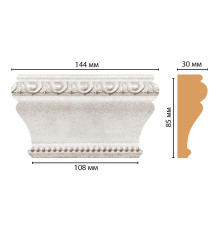 Капитель декоративная Decomaster D202-19D 144х85х30 мм D202-19D