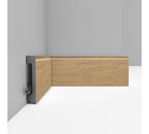 Плинтус DECOMASTER D235-83 ДМ 80х17х2400 мм D235-83 ДМ