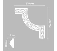 Угол декоративный DECOMASTER DP-8050B 210x210x20 мм DP-8050B