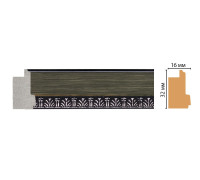Багет из полистирола DECOMASTER FM16-2 32х16х2850 мм FM16-2