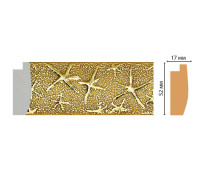 Багет из полистирола DECOMASTER FM17-2 52х17х2850 мм FM17-2