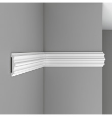 Молдинг гладкий DECOMASTER 97902 полиуретан 100х20х2400 мм 97902