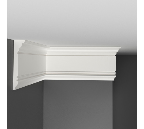 Молдинг гладкий DECOMASTER D226-115 дюрополимер 90х20х2000 мм D226-115 ДМ 2М