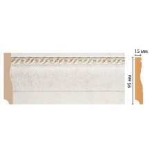 Плинтус напольный DECOMASTER 153-40 ДМ 95х12х2400 мм 153-40 ДМ