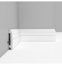 Плинтус напольный DECOMASTER A024 76х15х2000 мм A024