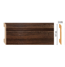 Плинтус напольный DECOMASTER D105-438 ДМ 107х12х2400 мм D105-438 ДМ