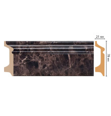 Плинтус напольный Decomaster D122-713 ДМ 78х21х2400 мм D122-713 ДМ