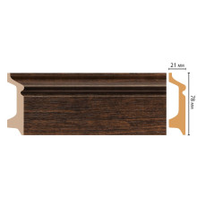 Плинтус напольный DECOMASTER из полистирола 78х21х2400 мм D122-966 ДМ