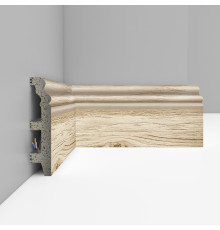 Плинтус напольный DECOMASTER D232 100 х 22 х 2400 мм D232-82 ДМ