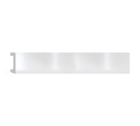 Плинтус напольный DECOMASTER D235-114 DM 80х17х2400 мм белый глянец D235-114 DM