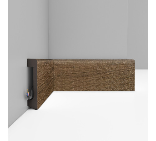 Плинтус напольный DECOMASTER D235-88 ДМ 80х17х2400 мм D235-88 ДМ