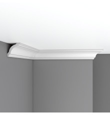 Плинтус потолочный DECOMASTER 96110F гибкий полиуретан 60х60х2400 мм 96110F