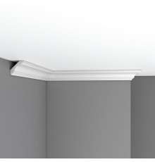 Плинтус потолочный DECOMASTER 96215F гибкий полиуретан 45х45х2400 мм 96215F
