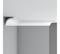 Плинтус потолочный гладкий Decomaster 85х96х2400 мм 96262