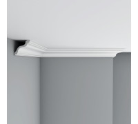 Плинтус потолочный гладкий Decomaster 70х70х2400 мм 96514