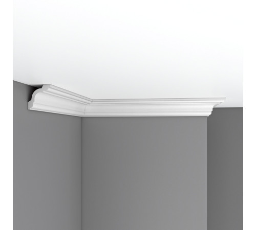 Плинтус потолочный гладкий DECOMASTER 96628F гибкий 52х50х2400 мм 96628F
