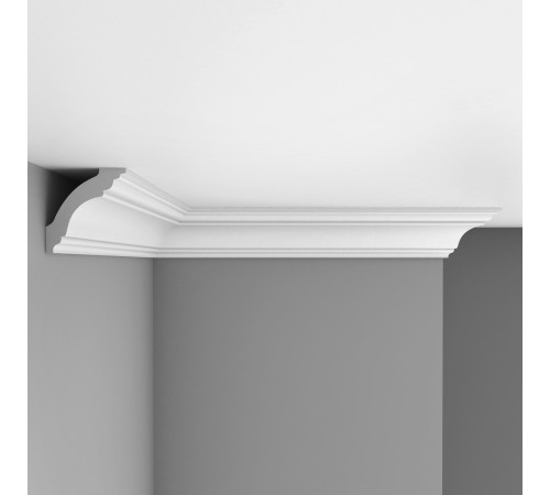 Плинтус потолочный гладкий DECOMASTER DP-213A 80х85х2400 мм DP-213A