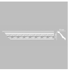 Плинтус потолочный с рисунком DECOMASTER 95622 70х70х2400 мм 95622