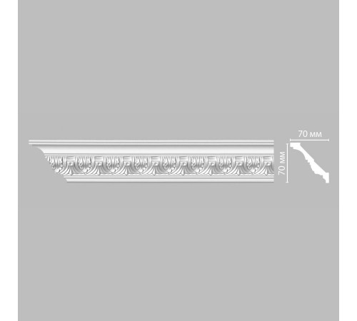 Плинтус потолочный с рисунком DECOMASTER 95622 70х70х2400 мм 95622
