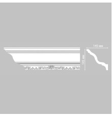 Плинтус потолочный с рисунком DECOMASTER 95697 145х145х2400 мм 95697