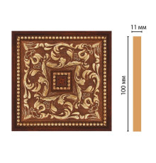 Вставка декоративная цветная DECOMASTER 100х100х11 мм полистирол 156-2-1084