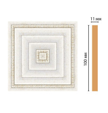 Вставка декоративная цветная DECOMASTER 100х100х11 мм полистирол 156-2-40