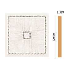 Вставка декоративная DECOMASTER 156-2-7D 100х100х11 мм полистирол 156-2-7D