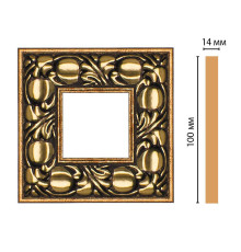 Вставка декоративная DECOMASTER 157-2-57 100x100x14 мм 157-2-57