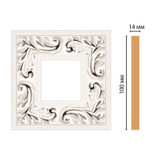 Вставка декоративная цветная Decomaster 100х100х14 мм 157-2-60