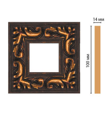 Вставка декоративная цветная Decomaster 100х100х14 мм 157-2-966