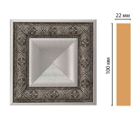 Вставка декоративная DECOMASTER D207 100x100x22 мм D207-55