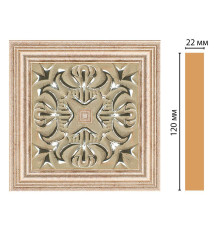 Вставка декоративная DECOMASTER D208 120х120х22 мм D208-59